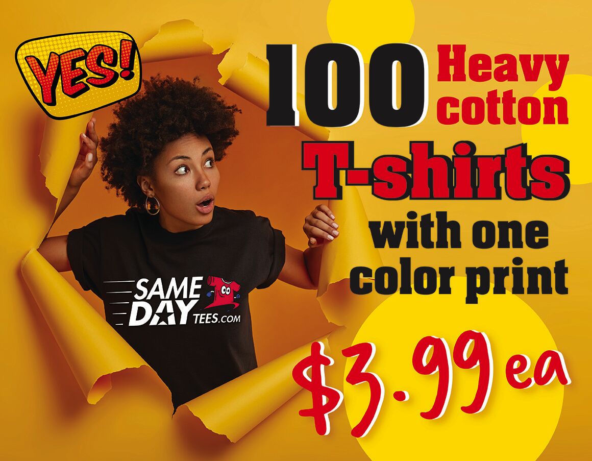 Same day shirt printing near me sales